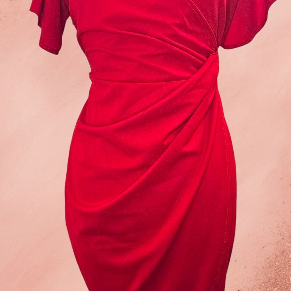 OTEN Red Wrap Dress (XL) - NWT$50 + ShippingBrand New with TagsSize: XLColo